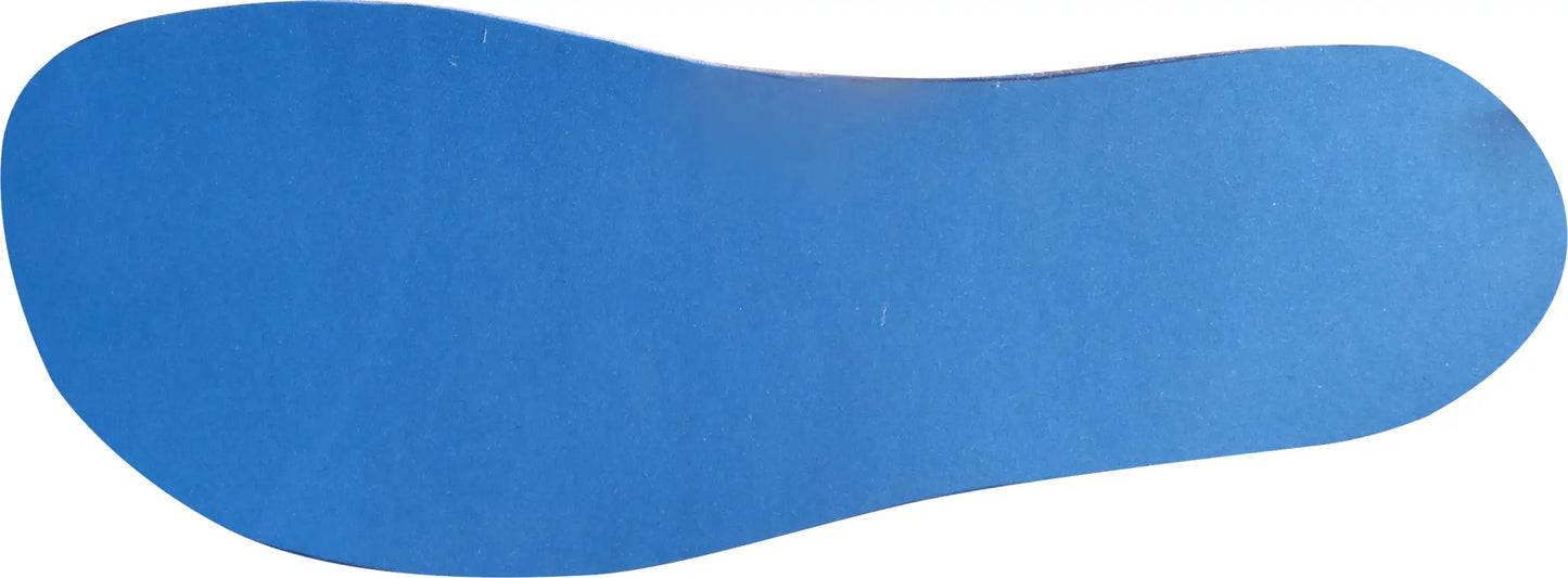 Blue contoured insole in Legacy Three Bundle barefoot shoes