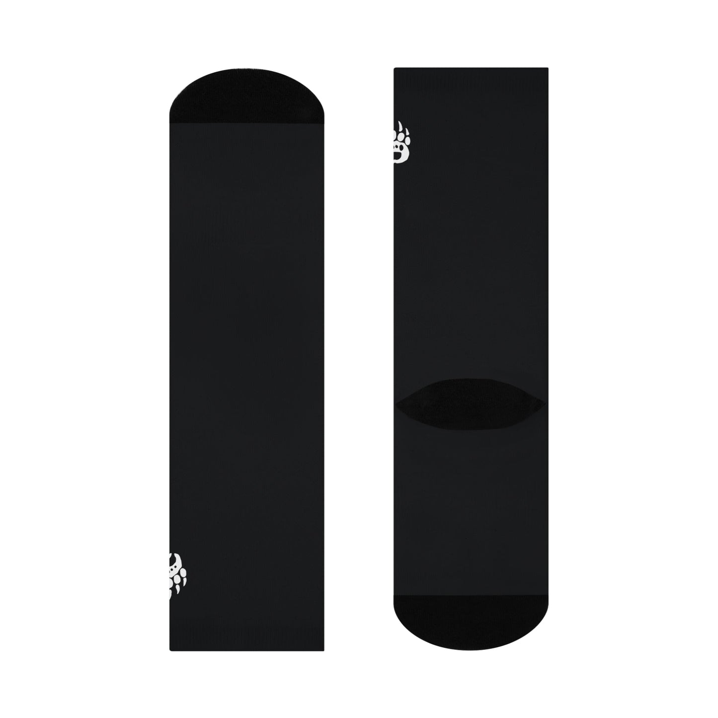 Bearfoot - Basic Crew Socks - Black - barefoot Socks
