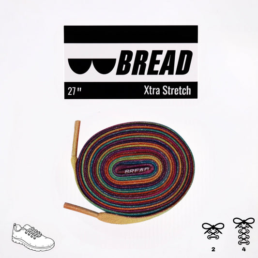 Bearfoot - Elastic Shoelaces - Prime Rainbow - Elastic Shoelace