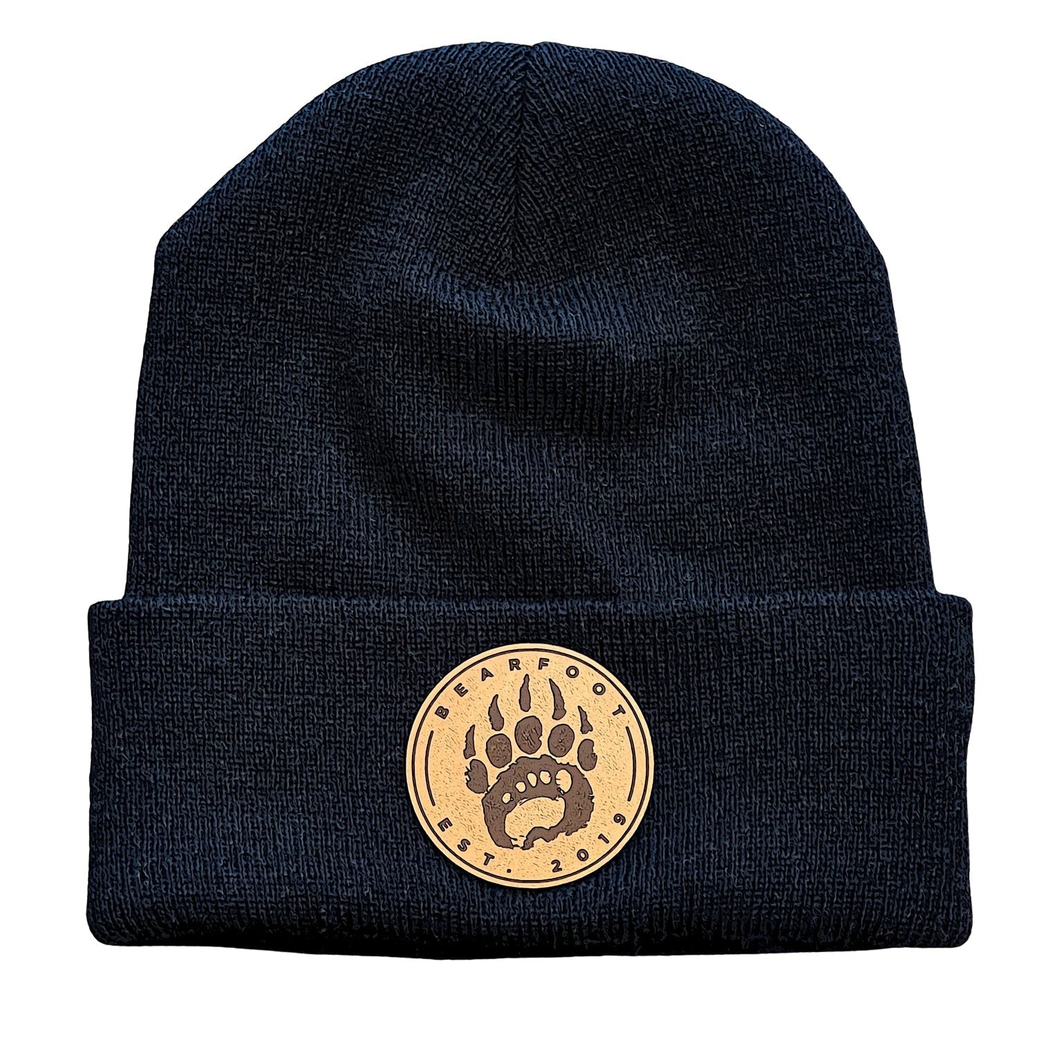 Bearfoot - Leather Patch Beanie - Merchandise - Bearfoot