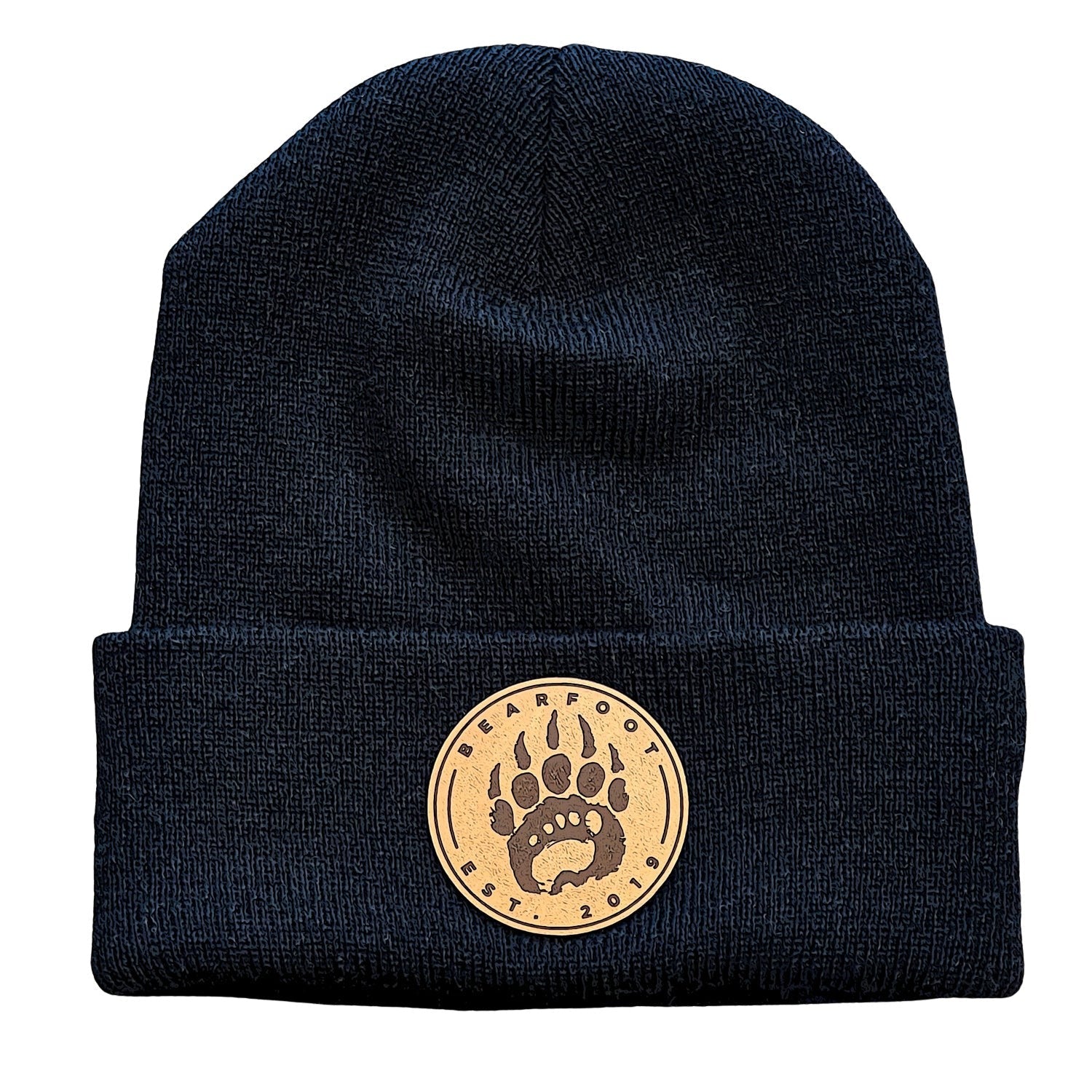 Bearfoot - Leather Patch Beanie - Merchandise