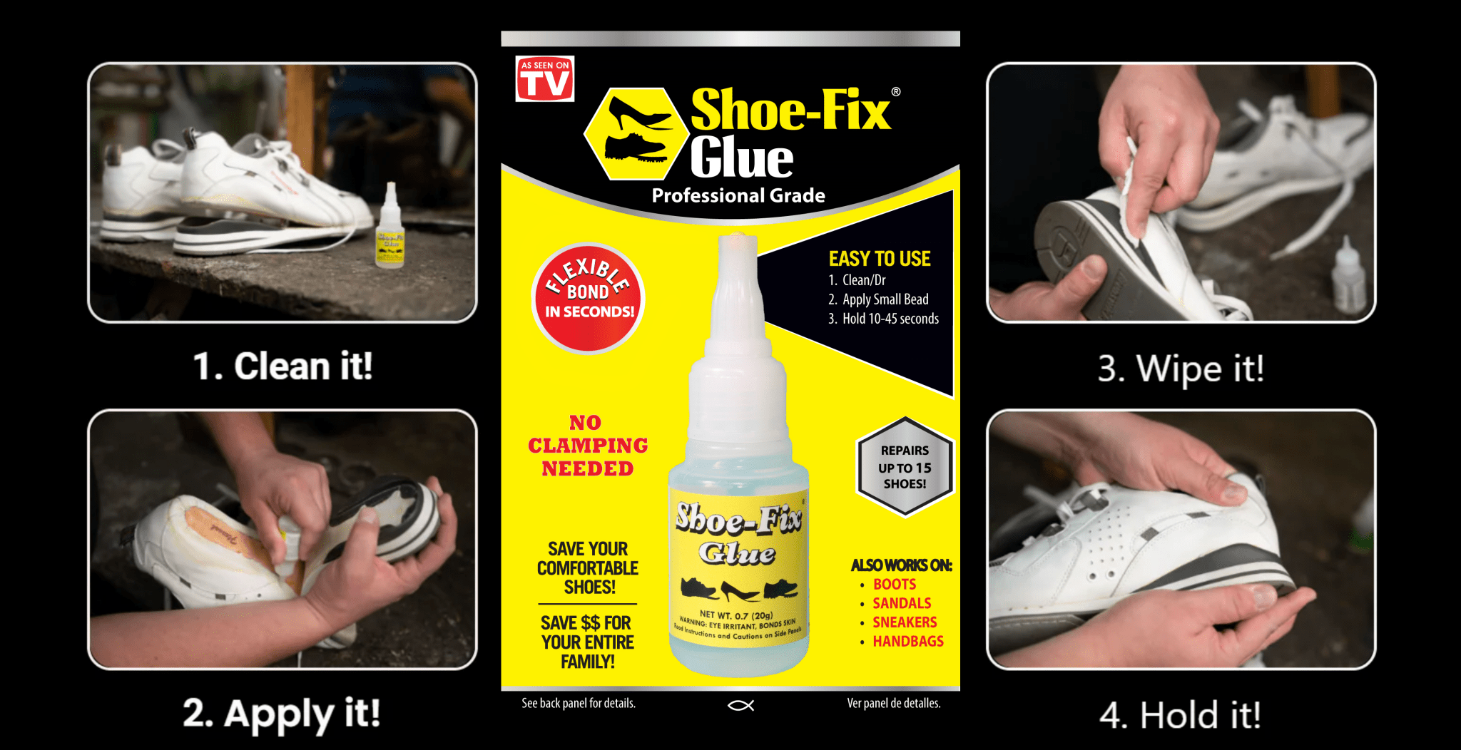 Bearfoot - Shoe - Fix Glue - Adhesive