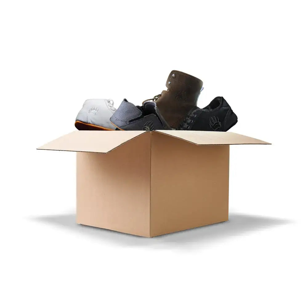 Bearly Used Footwear box of assorted shoes with minor imperfections