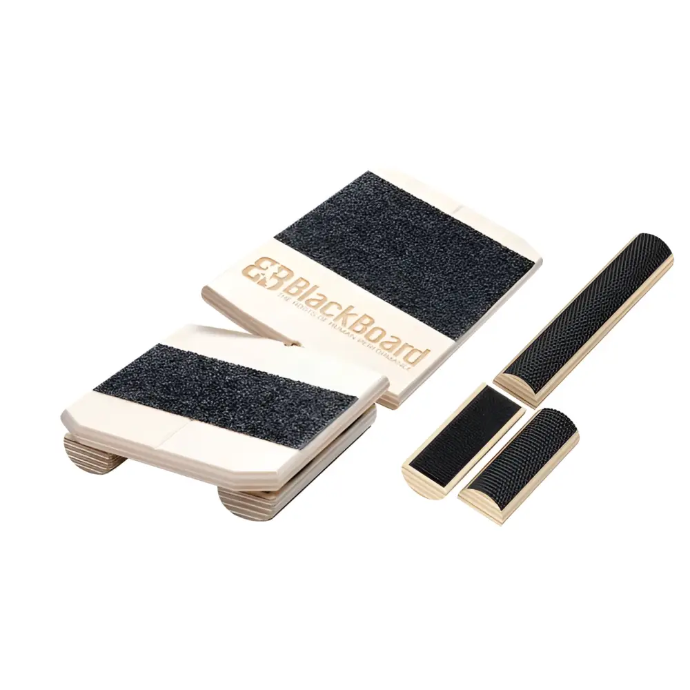 Blackboard Basic eraser set with wooden handles and rubber grip