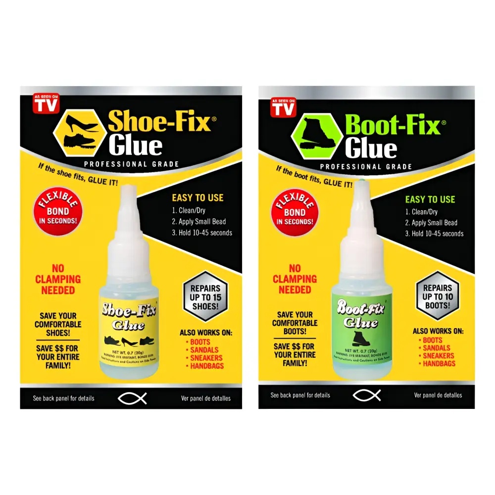 Boot-Fix Shoe-Fix Glue 2-pack shoe-fix glue for shoe repair Amazon listing