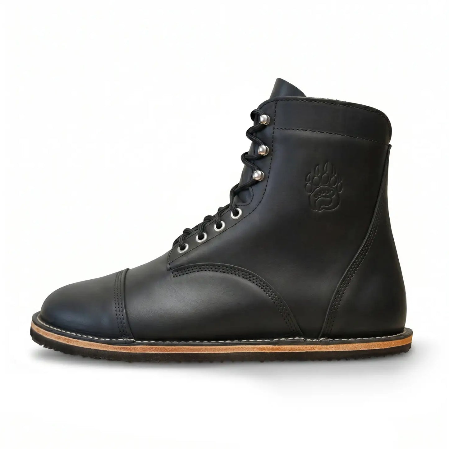 Bearfoot Bruin-Patriot Dark Horse Minimalist Boot - Handmade in America - Size 7 Mens / 8.5 Womens Bearfoot Bruin-Patriot Dark Horse Minimalist Boot - Handmade in America - Size 7 Mens / 8.5 Womens