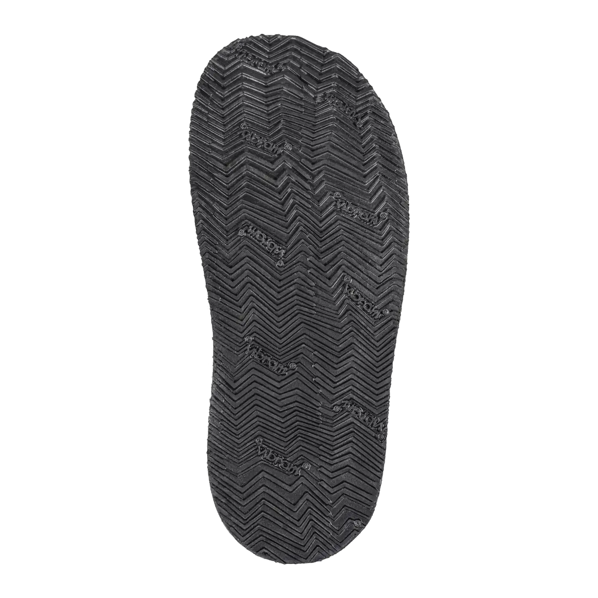 Fila black rubber sole with zigzag pattern in Bruin-Patriot Dark Horse barefoot boot