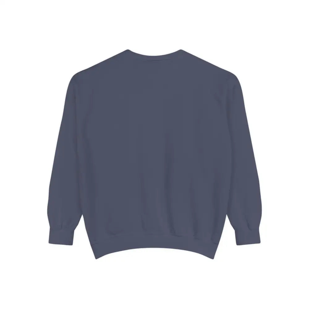 Plain dark gray relaxed fit crewneck sweatshirt, ring-spun cotton