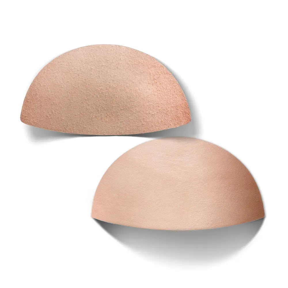 Nude silicone breast form heel shims for barefoot shoes