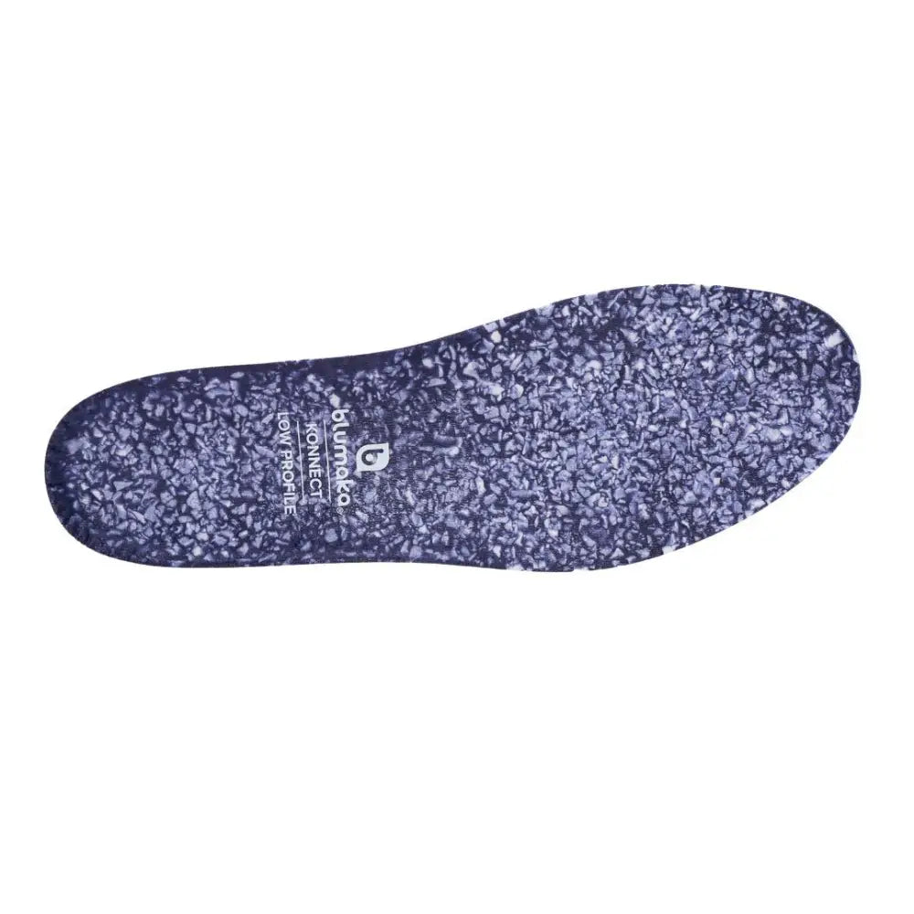 Konnect Low-Profile Insoles: Blue Speckled Cushioning Hush Puppies Design