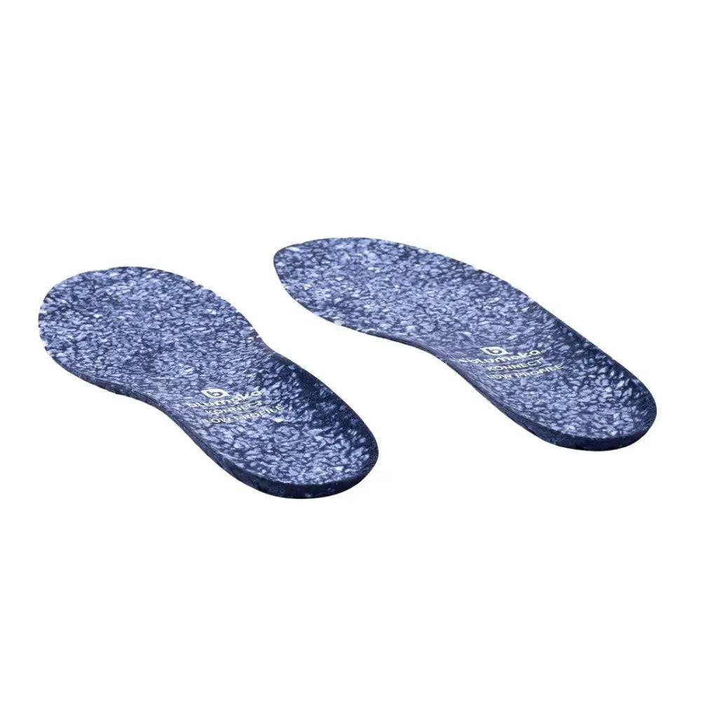 Konnect Low-Profile Insoles: Blue speckled cushioned insole