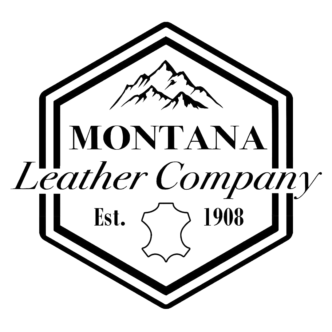 Montana leather company logo badge