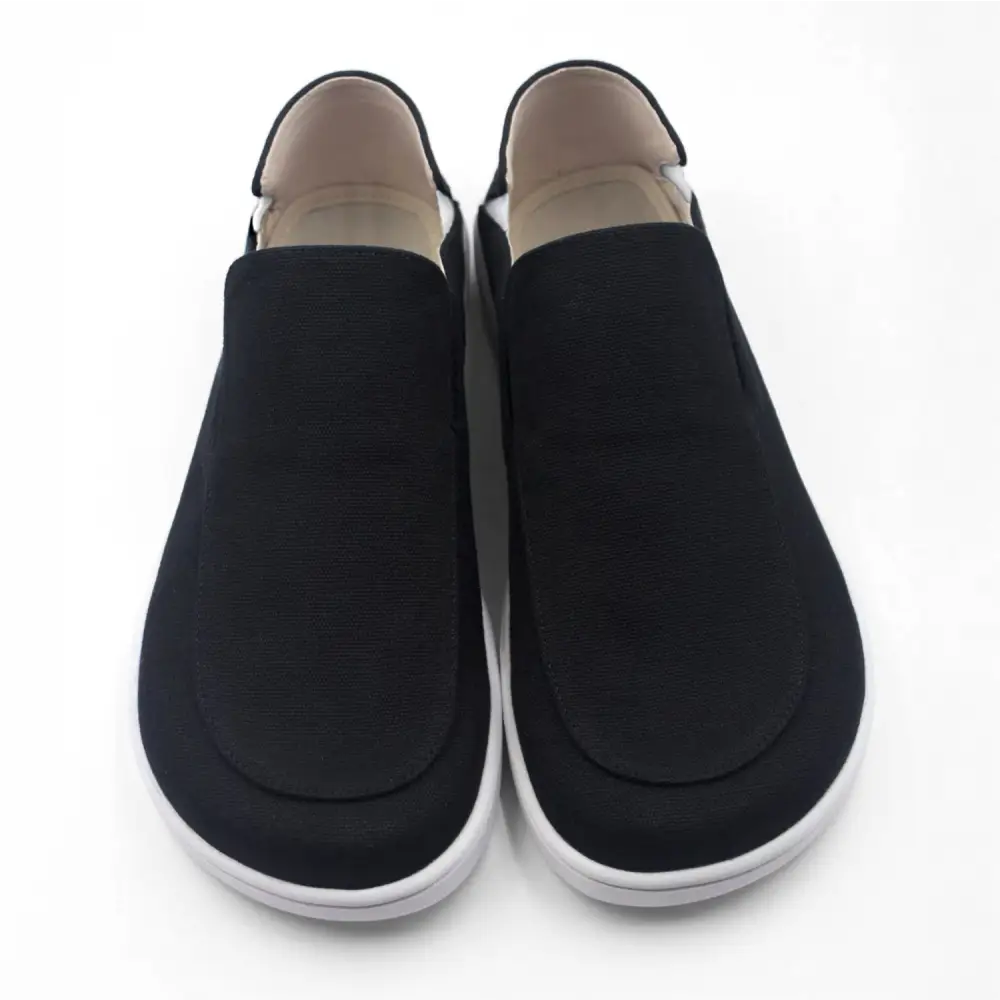 Oso CG2 black barefoot slip-on sneakers with white soles