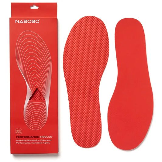 Naboso performance insoles with textured grip and cushioned comfort