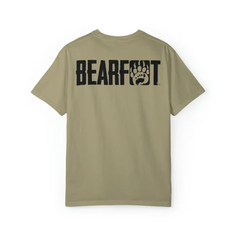 Premium Bearfoot T-Shirt in soft ring-spun cotton with black paw print