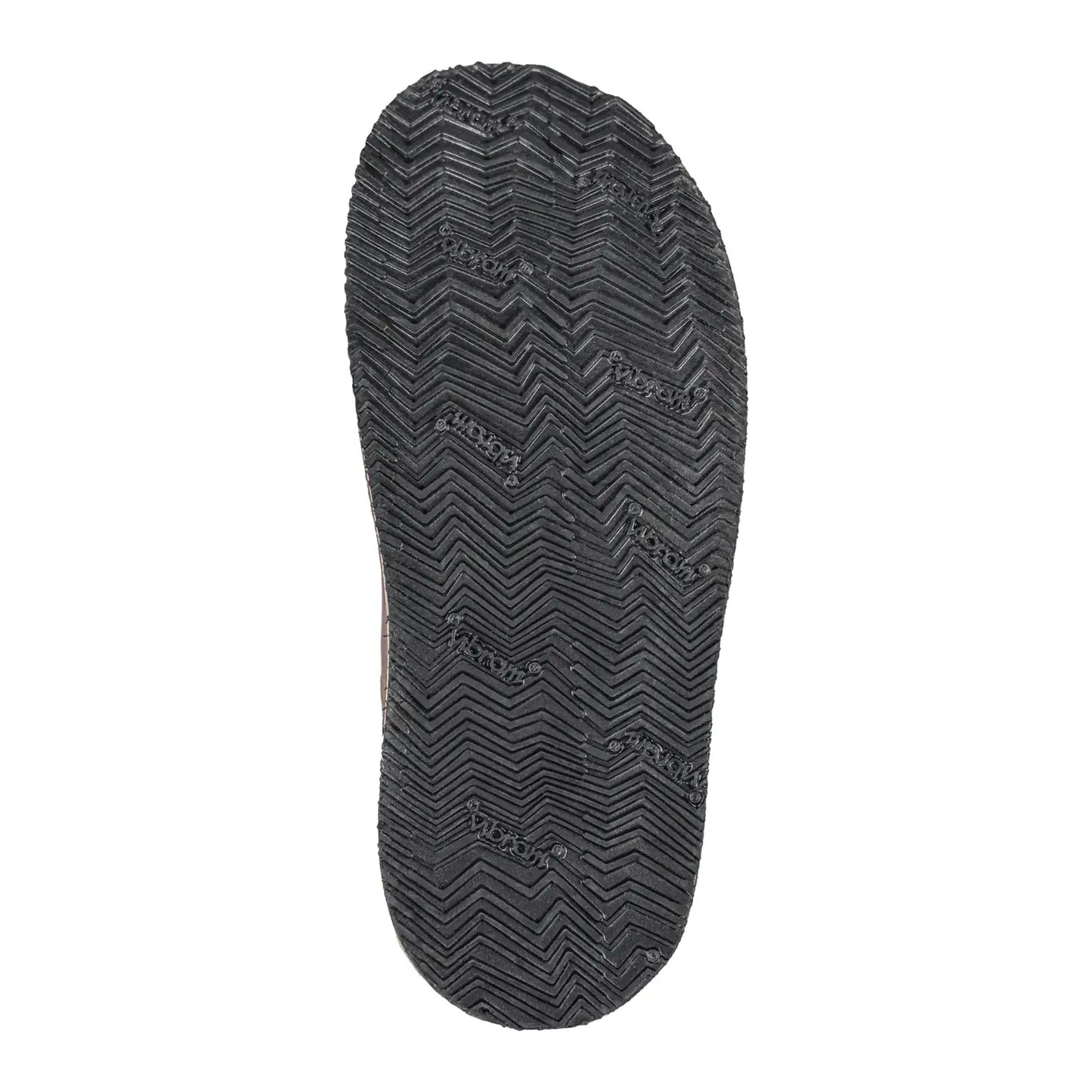 Black rubber zigzag sole for expert resole service on favorite footwear