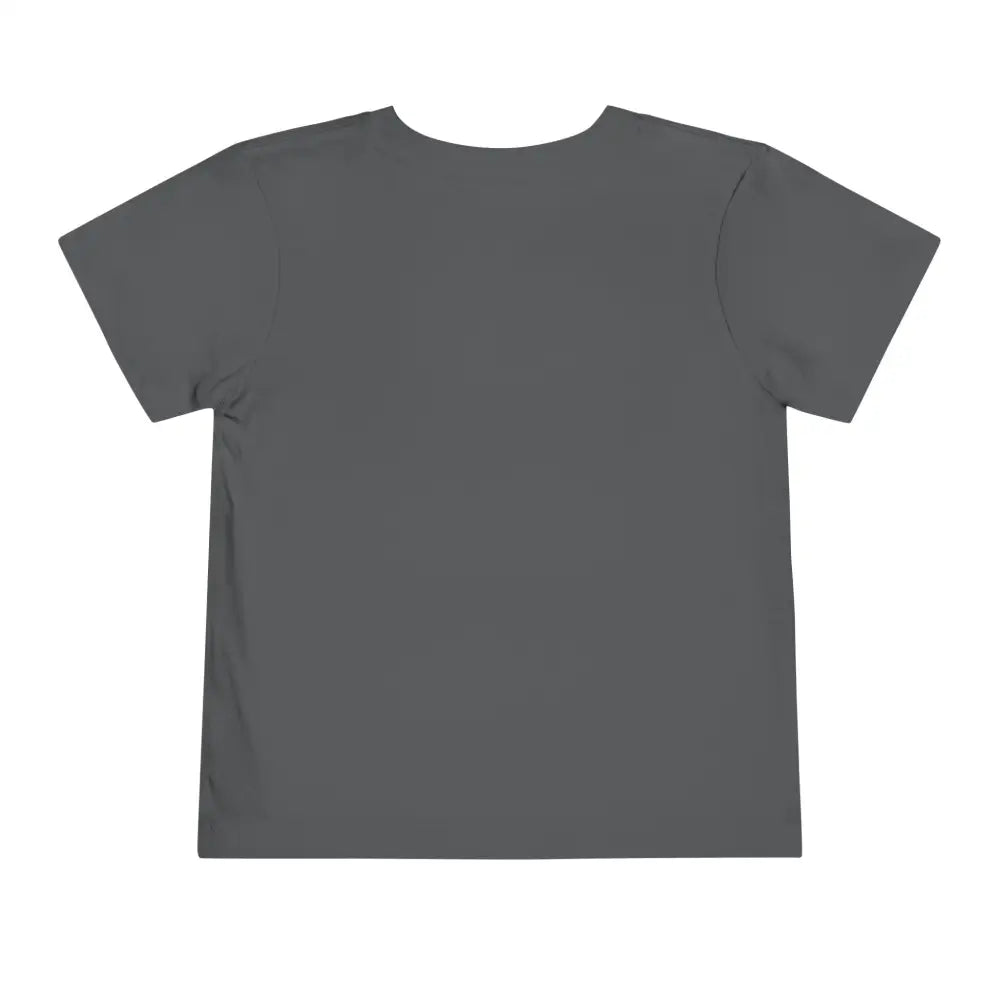 Toddler Tee: Charcoal Gray Short-Sleeve Crew Neck in Airlume Combed Ring-Spun Cotton