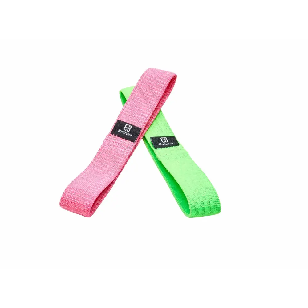 Neon pink and green fabric yoga strap Toe Bands with tensile strength
