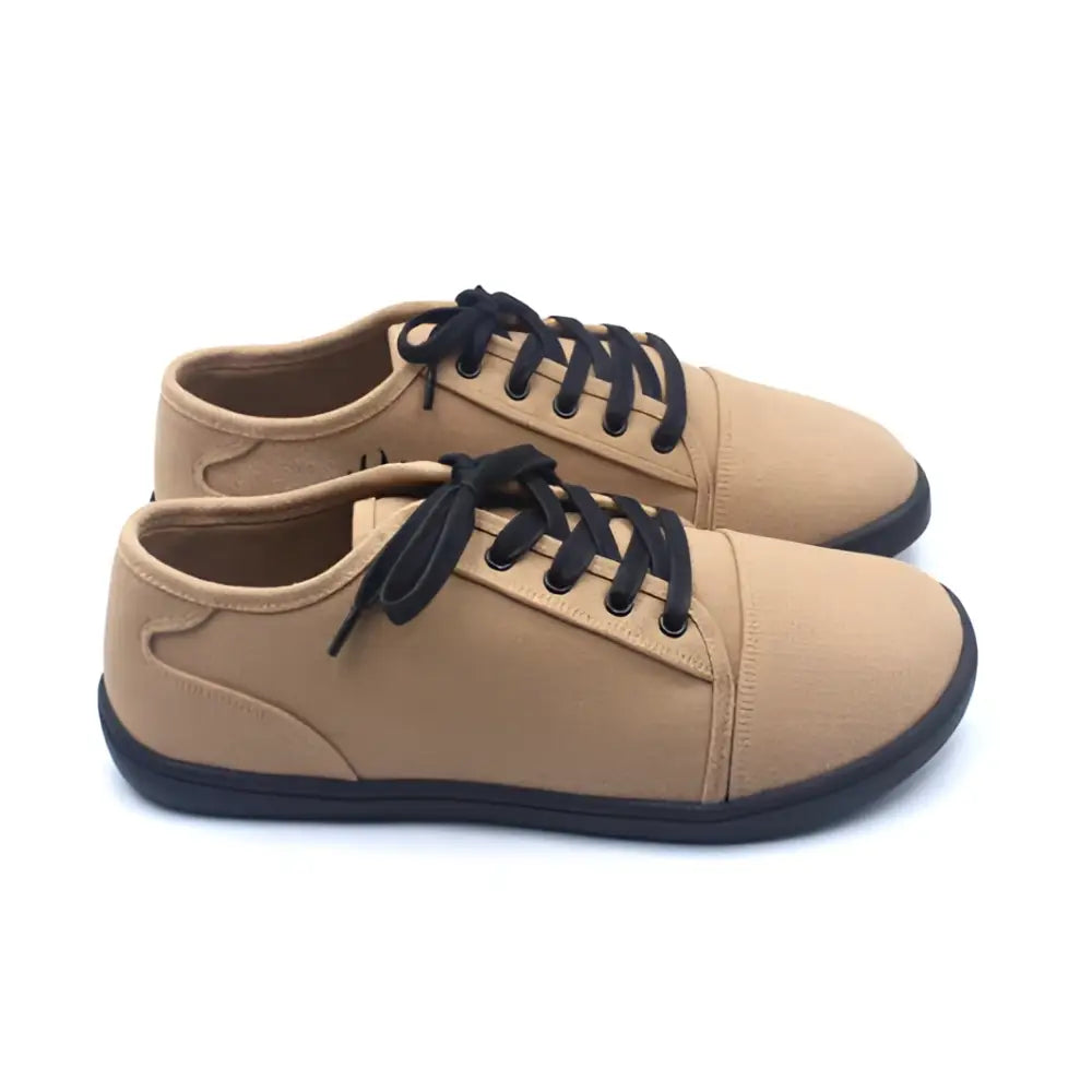 Ursus CLTG2 Terra tan canvas low-top barefoot sneakers for strength training