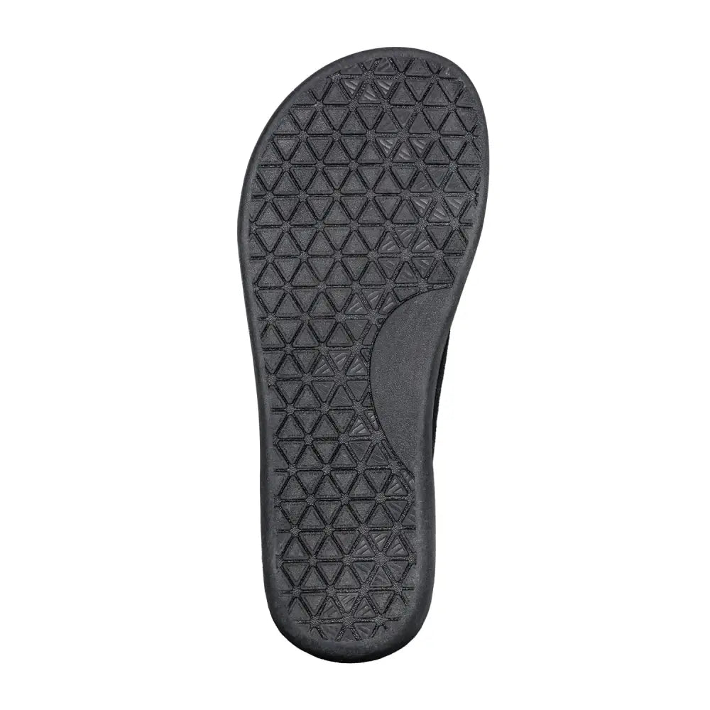 Black rubber sole with textured pattern and Adidas logo on Ursus SHTG2 barefoot shoe